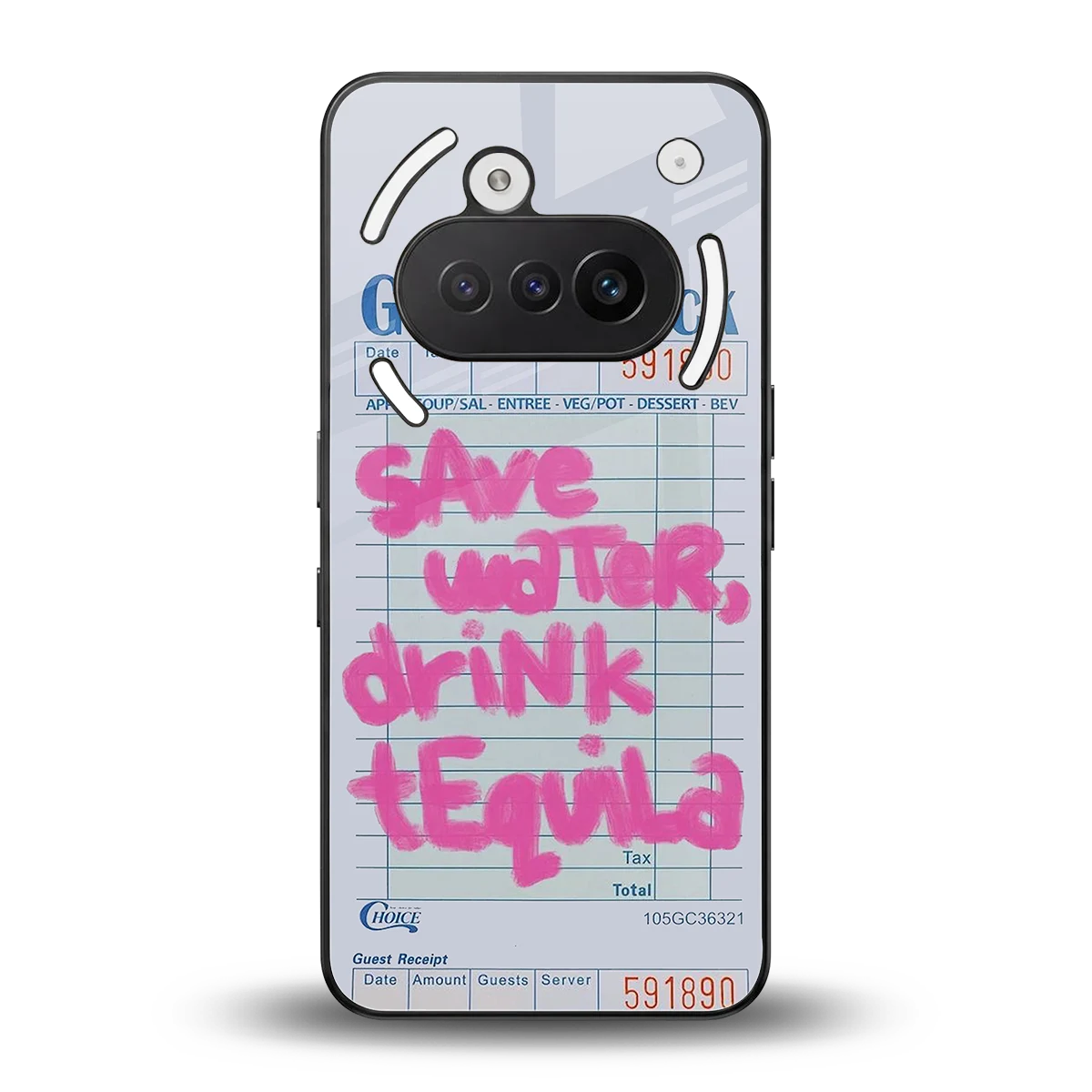 Tequila Tales back phone cover | glass case for nothing phone 3a