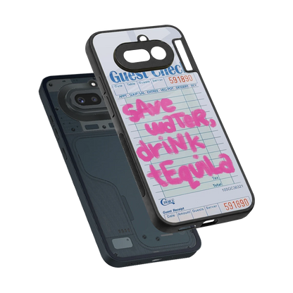 Tequila Tales sleek nothing phone 4a cover with tempered glass back and TPU edges