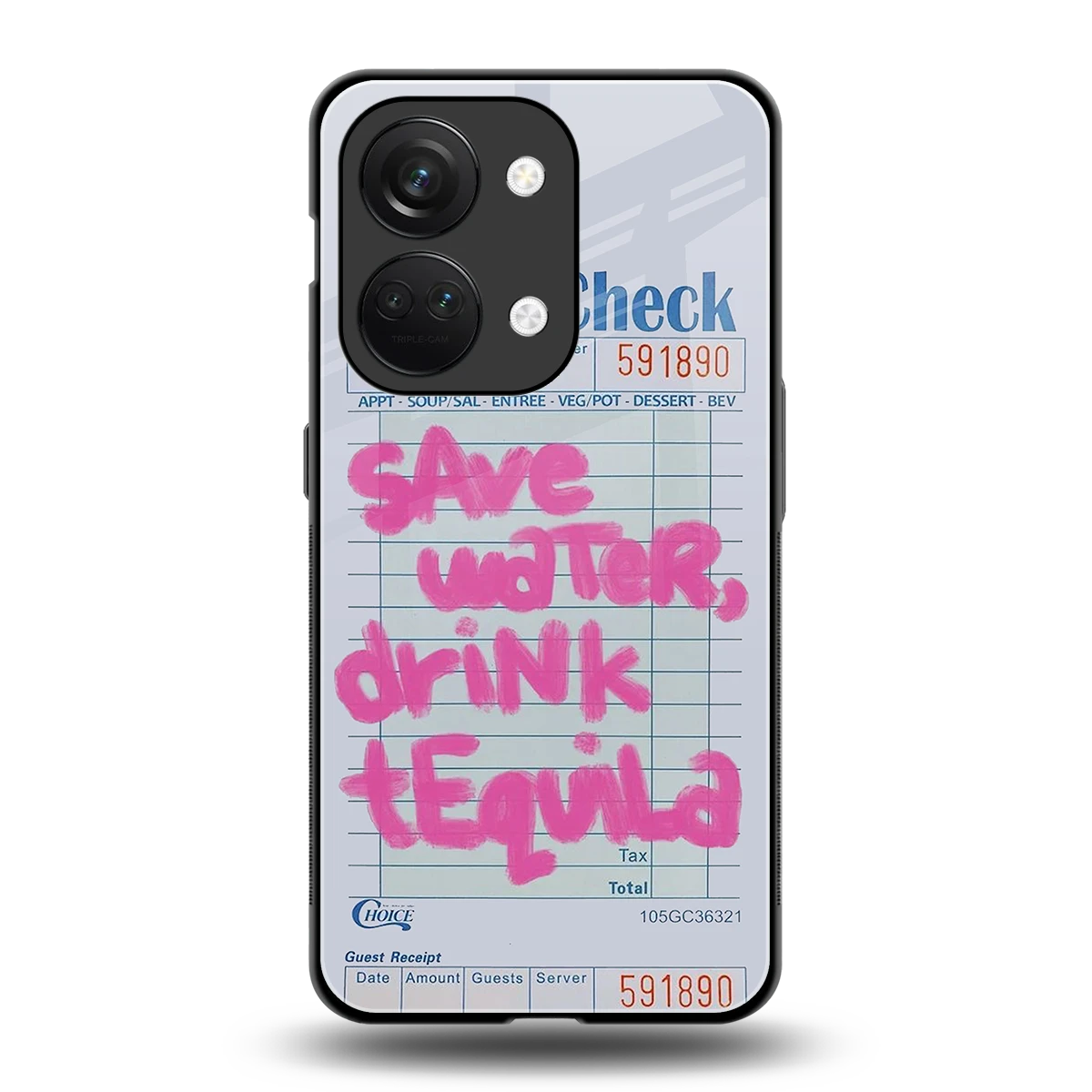Tequila Tales back phone cover | glass case for oneplus nord 3