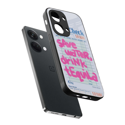 Tequila Tales sleek oneplus nord 3 cover with tempered glass back and TPU edges