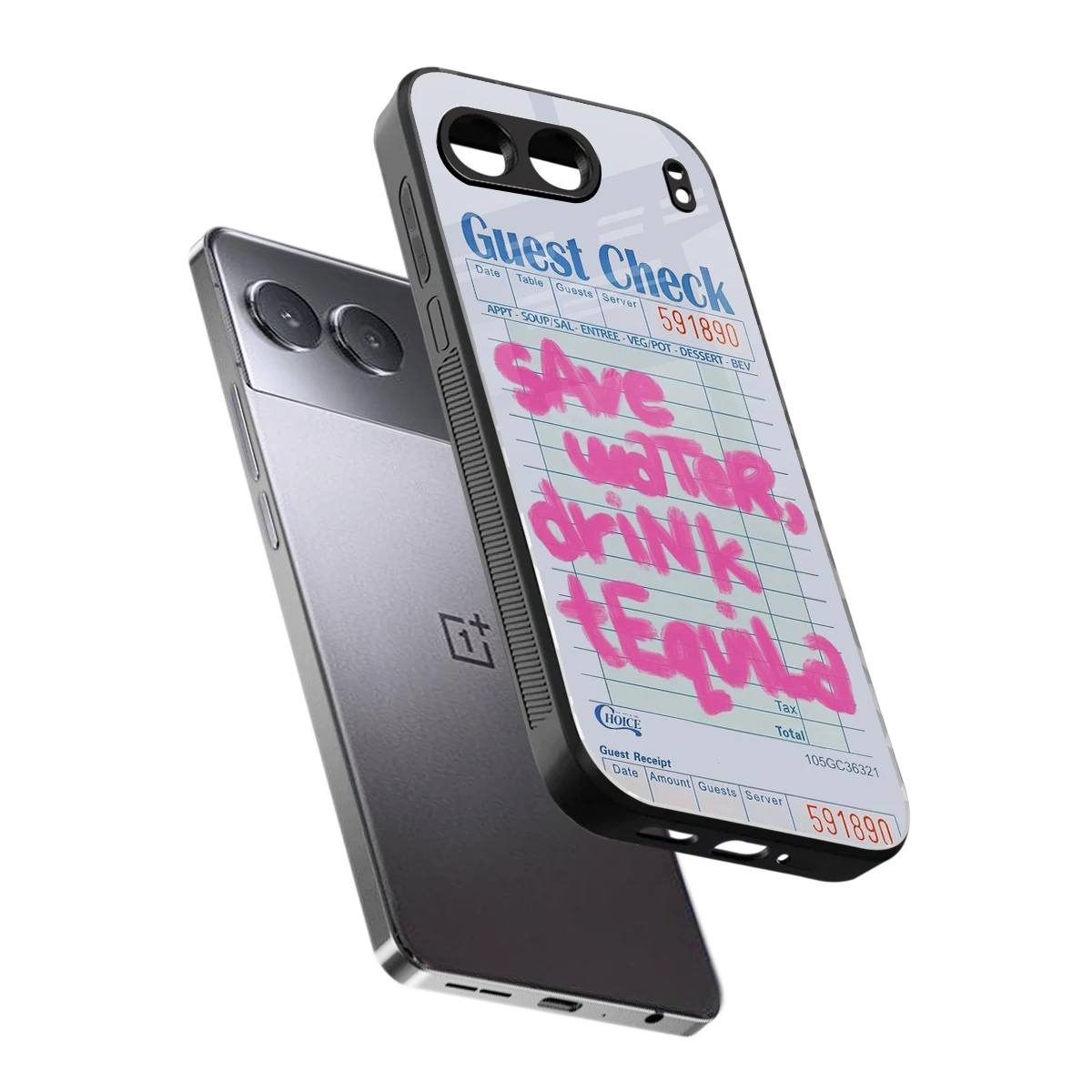 Tequila Tales sleek oneplus nord 4 cover with tempered glass back and TPU edges
