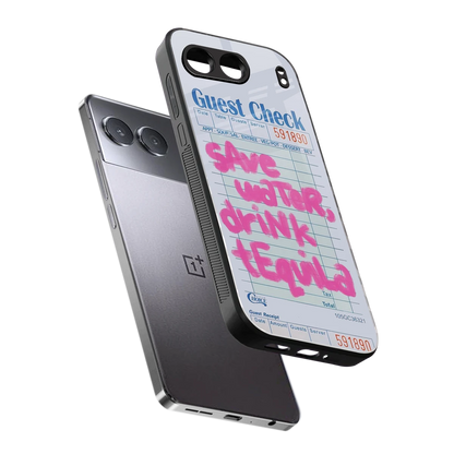 Tequila Tales sleek oneplus nord 4 cover with tempered glass back and TPU edges