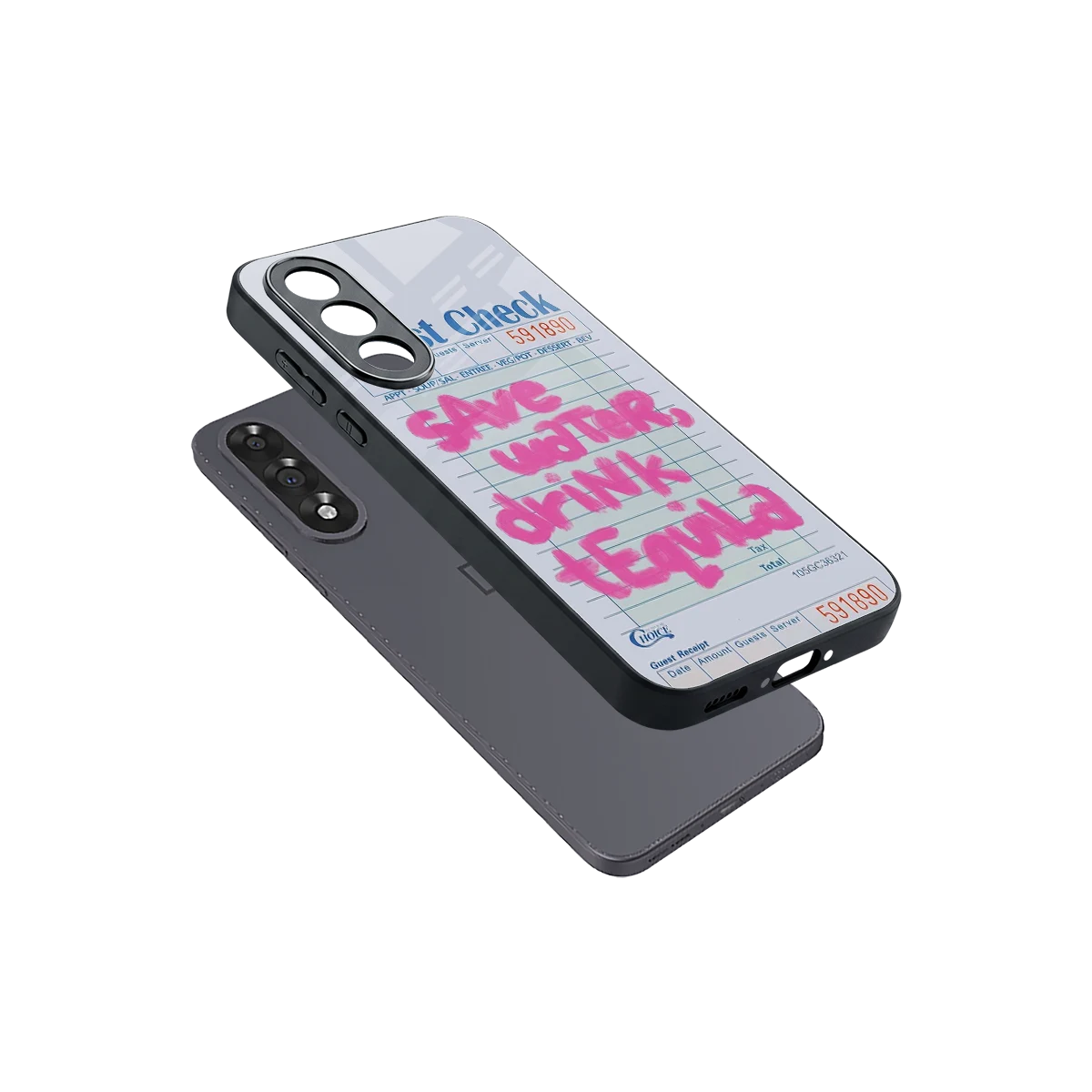 Tequila Tales sleek oneplus nord 5 cover with tempered glass back and TPU edges