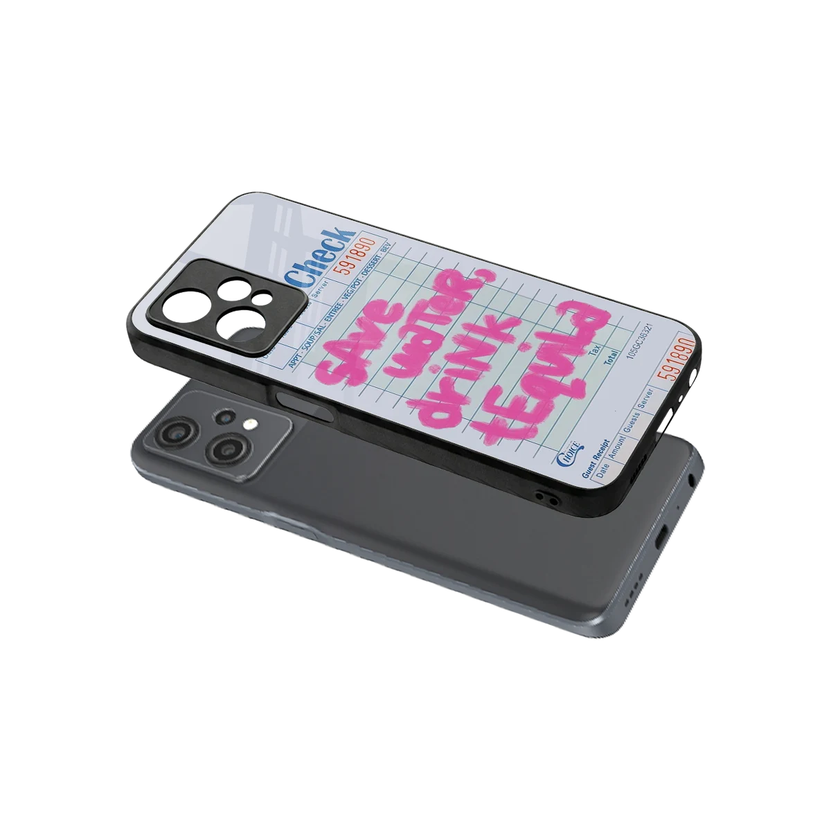 Tequila Tales sleek oneplus nord ce 2 lite cover with tempered glass back and TPU edges