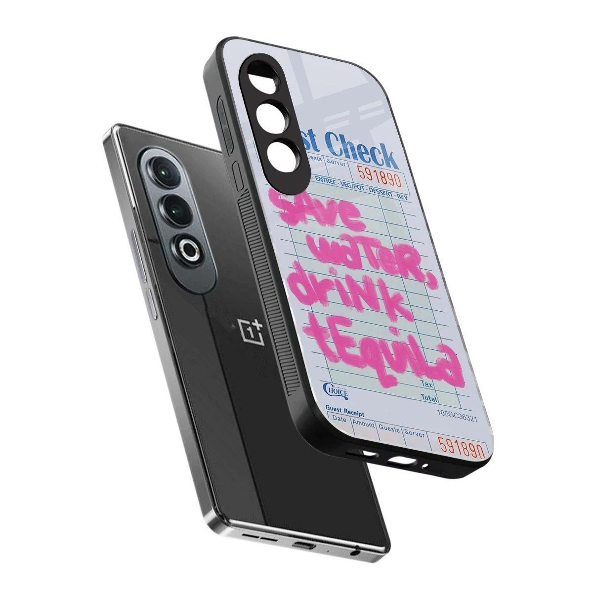 Tequila Tales sleek oneplus nord ce 4 cover with tempered glass back and TPU edges