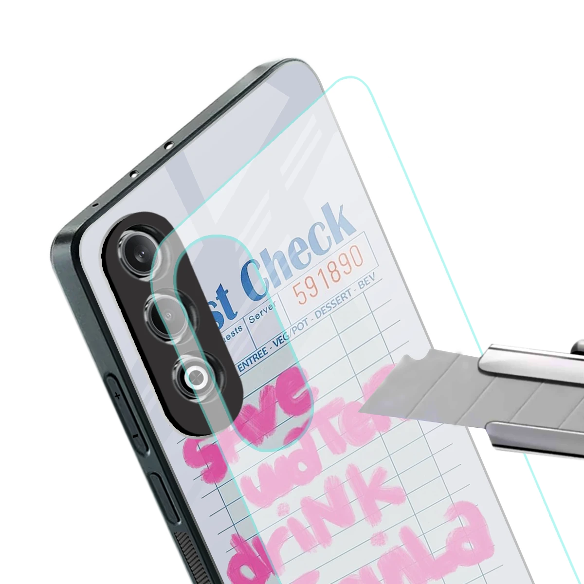 Tequila Tales stylish phone case for oneplus nord ce 4 | glossy glass and slim fit