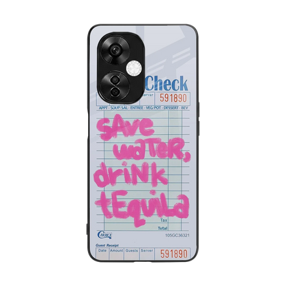 Tequila Tales back phone cover | glass case for oneplus nord ce 3 lite
