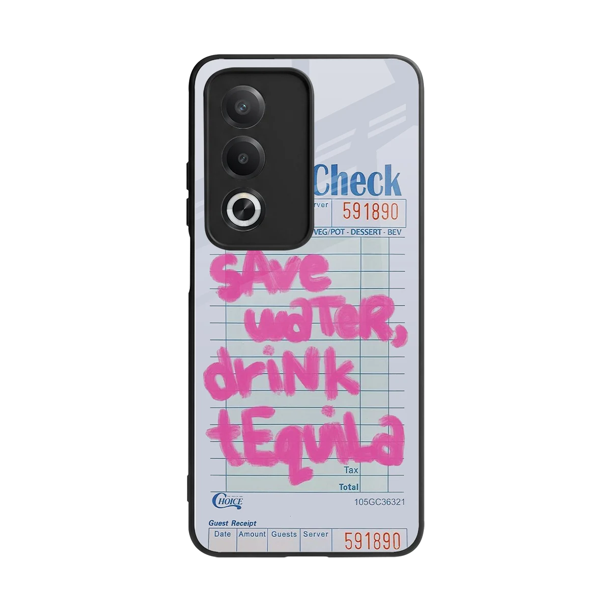 Tequila Tales back phone cover | glass case for oppo a3 pro