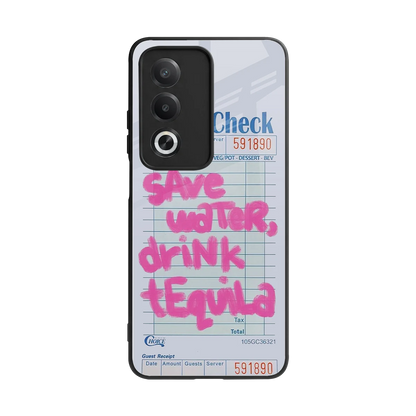Tequila Tales back phone cover | glass case for oppo a3 pro