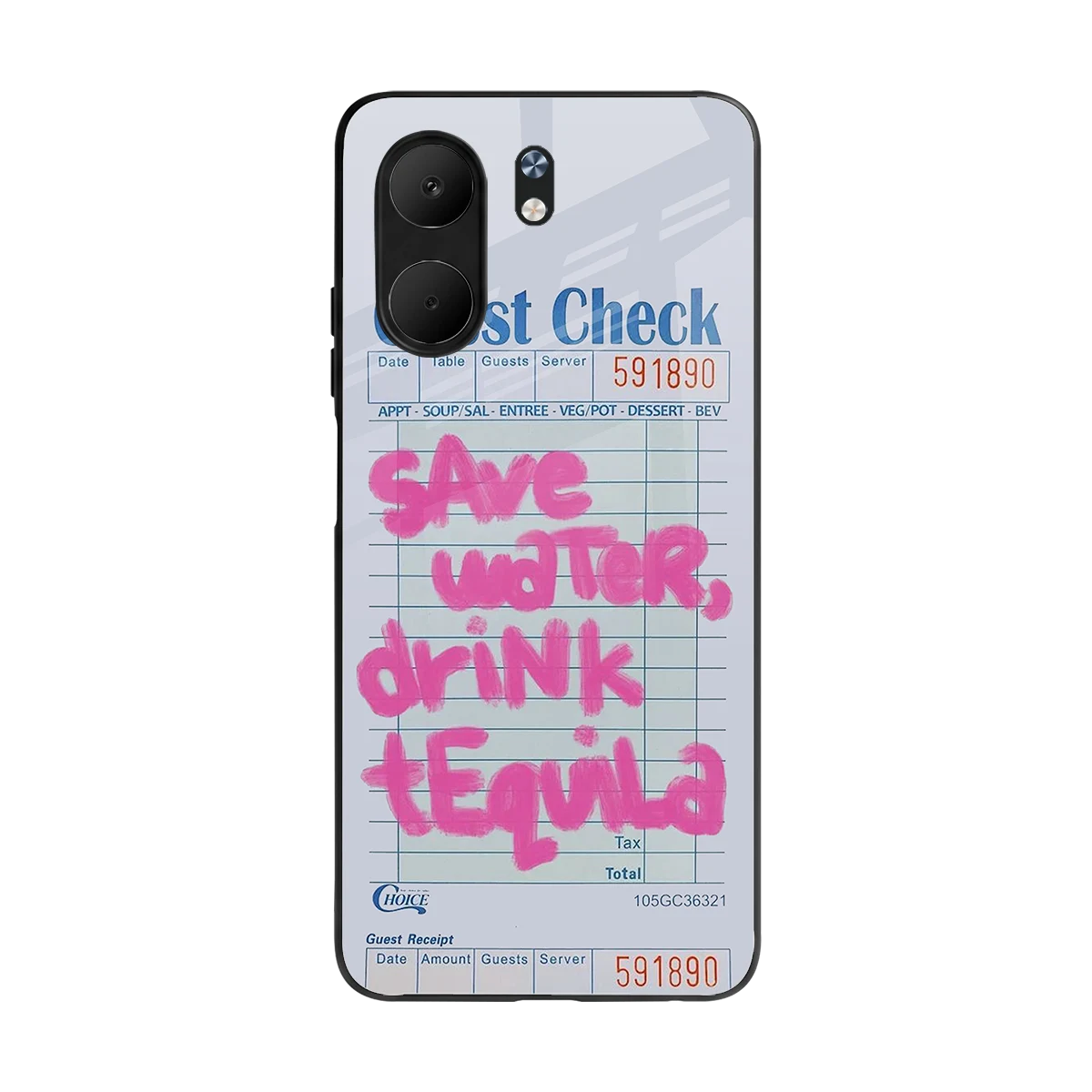 Tequila Tales back phone cover | glass case for oppo a5x 5g