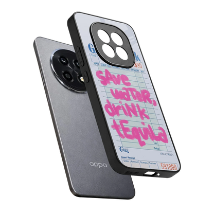 Tequila Tales sleek oppo f29 pro 5g cover with tempered glass back and TPU edges