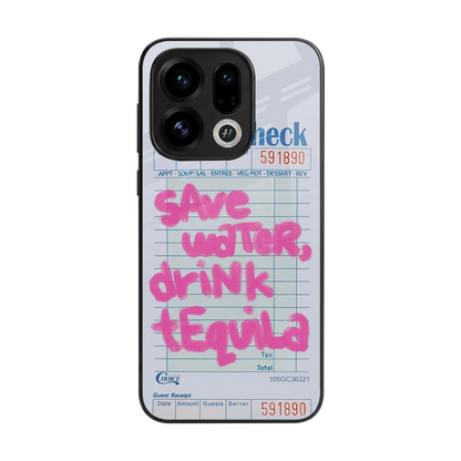 Tequila Tales back phone cover | glass case for oppo find x9