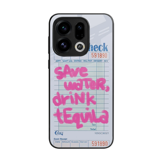 Tequila Tales back phone cover | glass case for oppo find x9