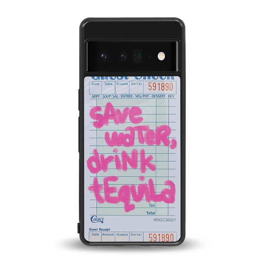 Tequila Tales back phone cover | glass case for google pixel 6 pro