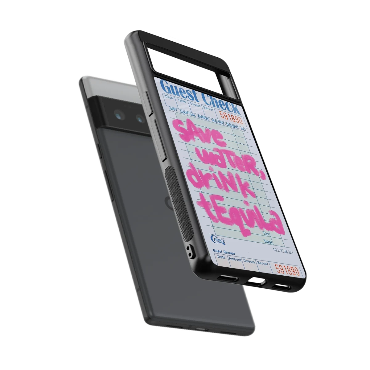 Tequila Tales sleek google pixel 6 pro cover with tempered glass back and TPU edges