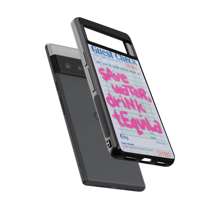 Tequila Tales sleek google pixel 6 pro cover with tempered glass back and TPU edges