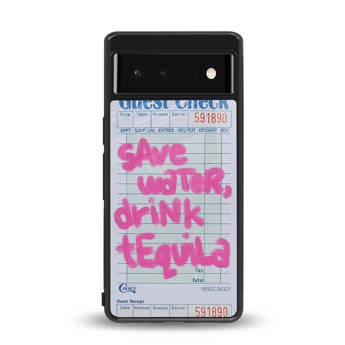 Tequila Tales back phone cover | glass case for google pixel 6