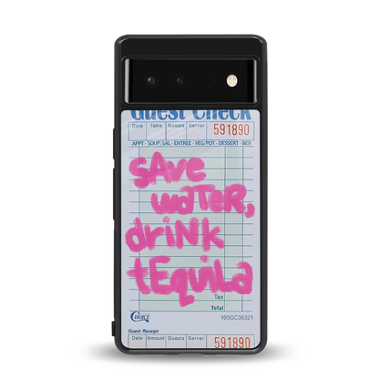 Tequila Tales back phone cover | glass case for google pixel 6