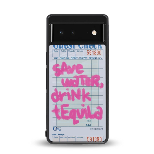 Tequila Tales back phone cover | glass case for google pixel 6a