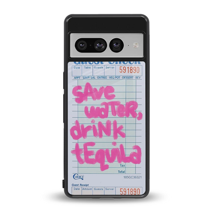 Tequila Tales back phone cover | glass case for google pixel 7 pro