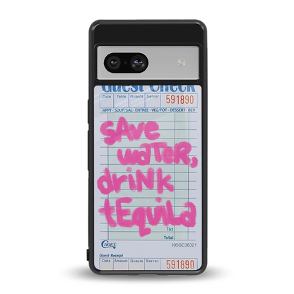 Tequila Tales back phone cover | glass case for google pixel 7a