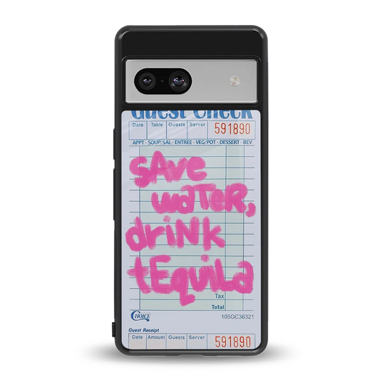 Tequila Tales back phone cover | glass case for google pixel 7