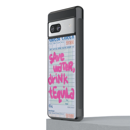 Tequila Tales stylish phone case for google pixel 7a | glossy glass and slim fit