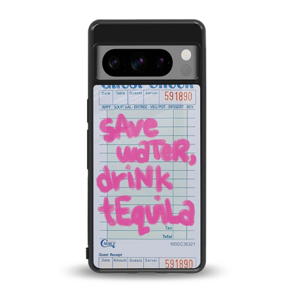 Tequila Tales back phone cover | glass case for google pixel 8 pro