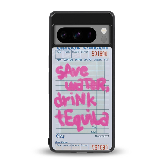 Tequila Tales back phone cover | glass case for google pixel 8 pro