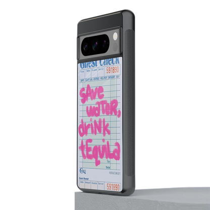 Tequila Tales stylish phone case for google pixel 8 pro | glossy glass and slim fit