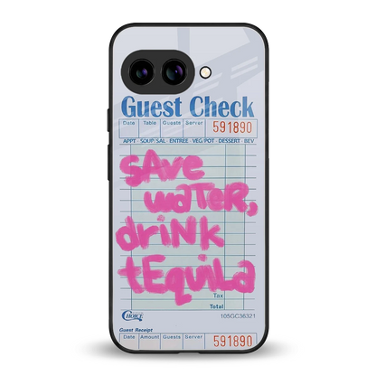 Tequila Tales back phone cover | glass case for google pixel 10a