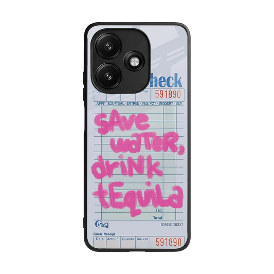 Tequila Tales back phone cover | glass case for redmi 12 5g