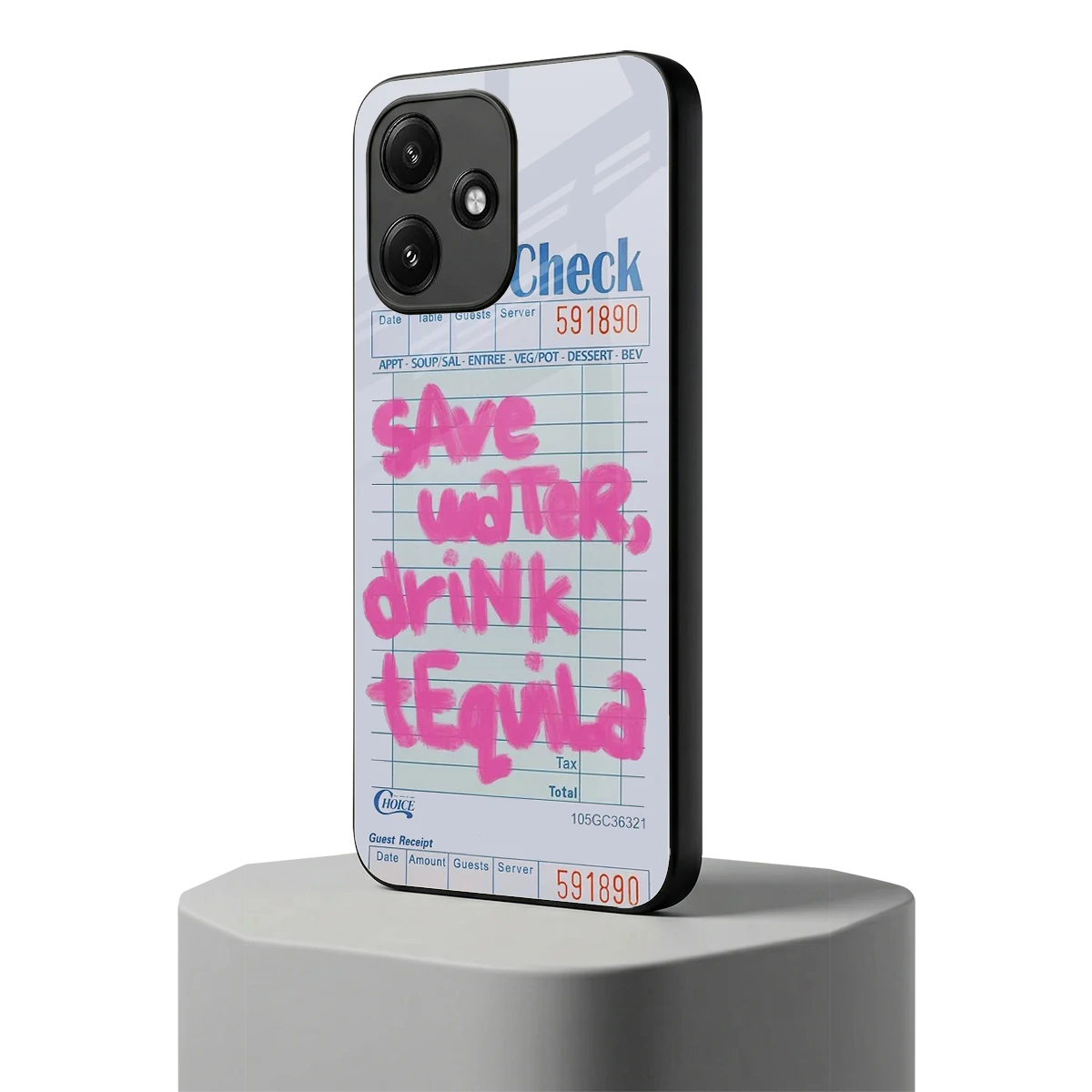Tequila Tales redmi 12 5g mobile cover | shockproof glass phone case