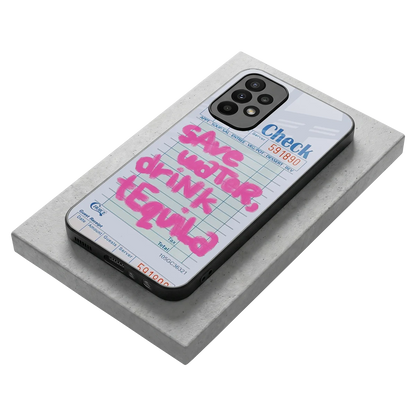 Tequila Tales stylish phone case for samsung galaxy a23 | glossy glass and slim fit