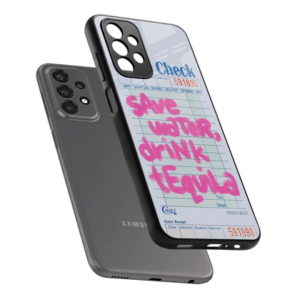 Tequila Tales sleek samsung galaxy a23 cover with tempered glass back and TPU edges
