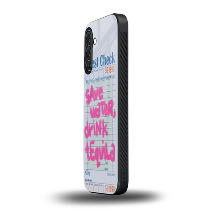Tequila Tales samsung galaxy m35 5g mobile cover | shockproof glass phone case
