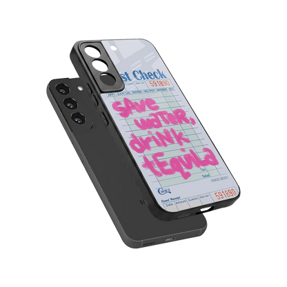 Tequila Tales sleek samsung galaxy s22 cover with tempered glass back and TPU edges