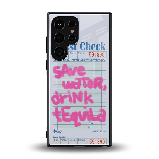 Tequila Tales back phone cover | glass case for samsung galaxy s24 ultra