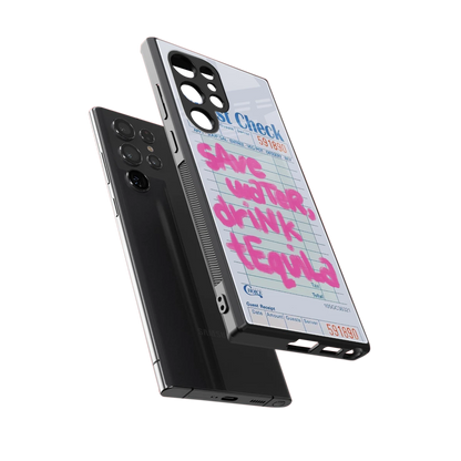Tequila Tales sleek samsung galaxy s24 ultra cover with tempered glass back and TPU edges