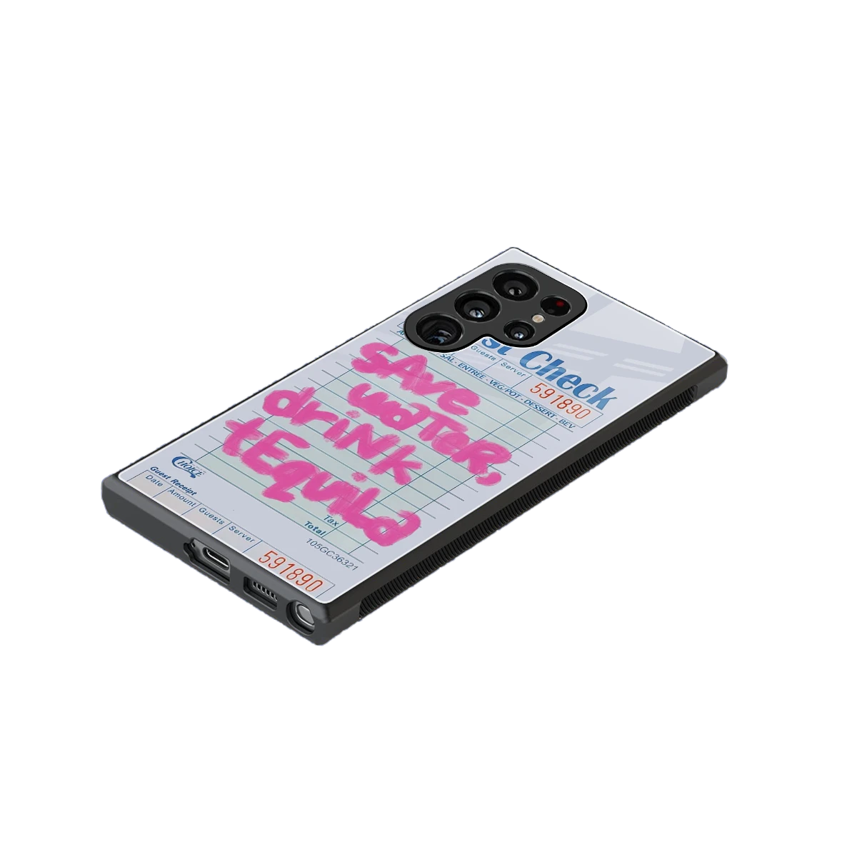 Tequila Tales stylish phone case for samsung galaxy s23 ultra | glossy glass and slim fit