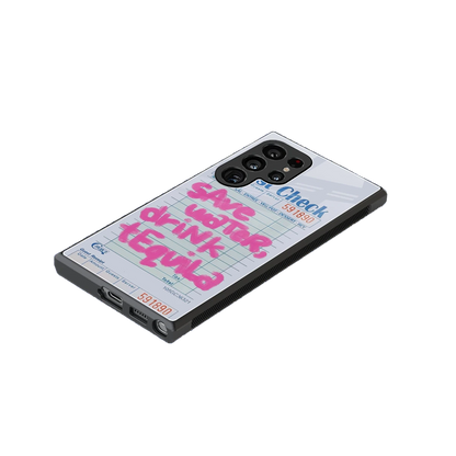 Tequila Tales stylish phone case for samsung galaxy s24 ultra | glossy glass and slim fit