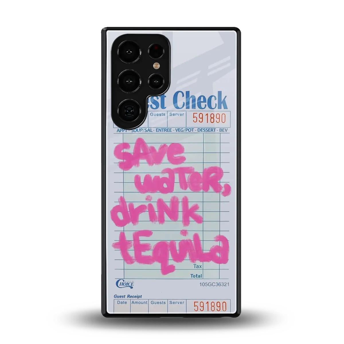 Tequila Tales back phone cover | glass case for samsung galaxy s25 ultra