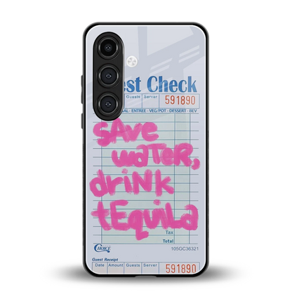 Tequila Tales back phone cover | glass case for samsung galaxy s24