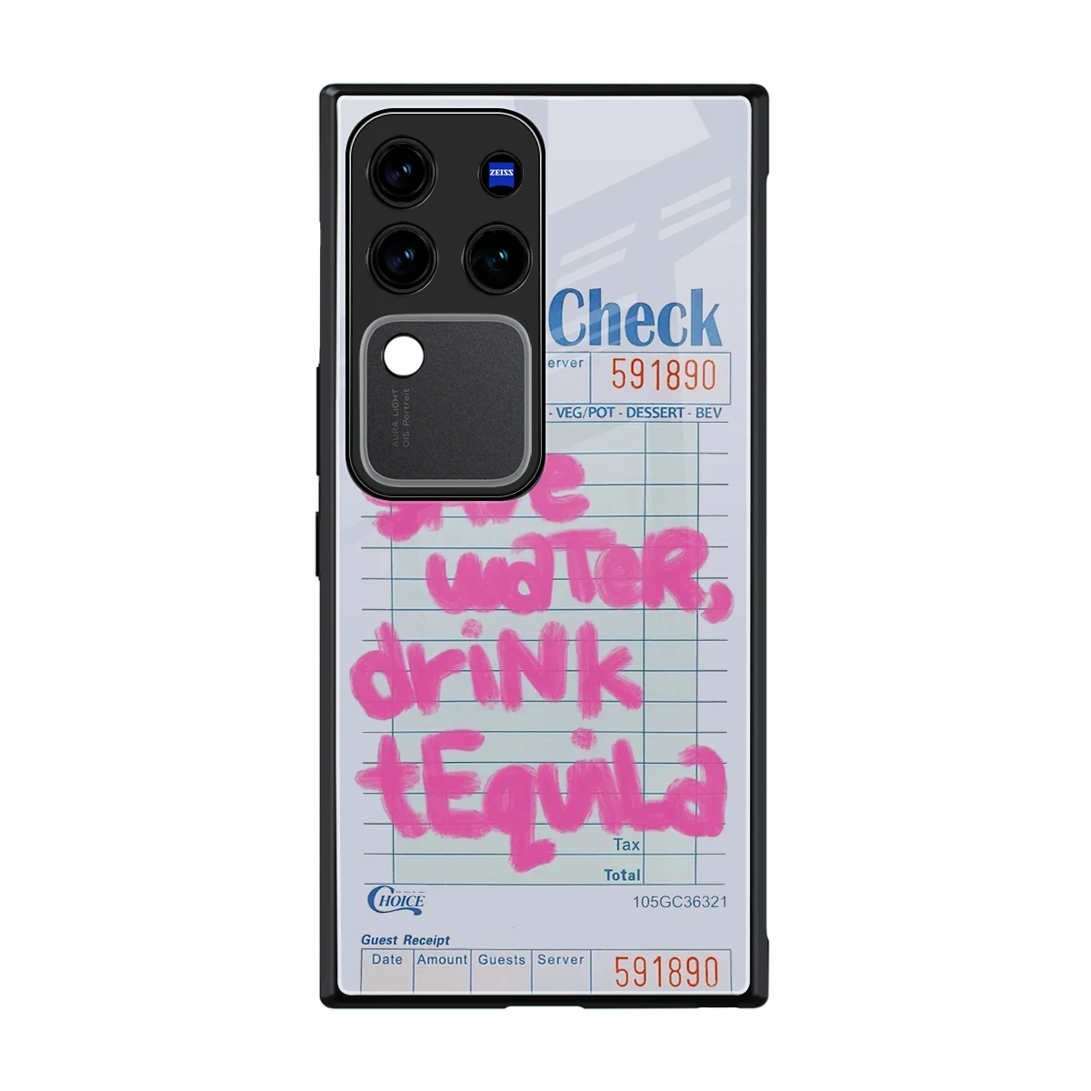 Tequila Tales back phone cover | glass case forvivo v30 pro