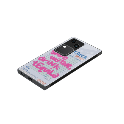 Tequila Tales stylish phone case for vivo v30 | glossy glass and slim fit