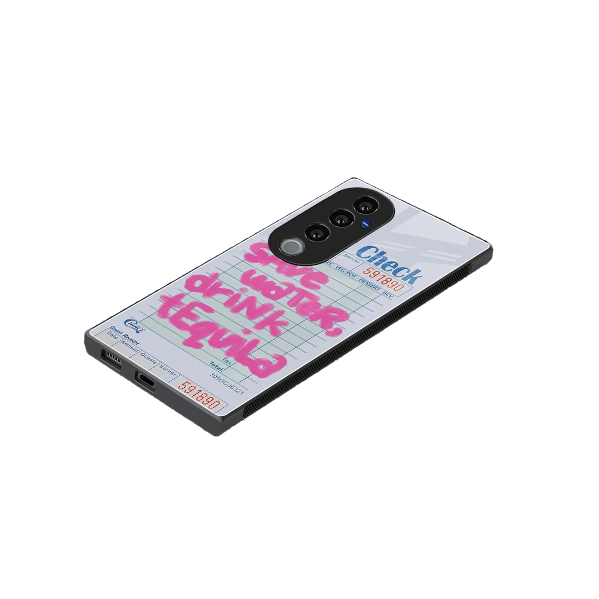 Tequila Tales stylish phone case for vivo v40 pro | glossy glass and slim fit