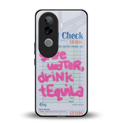 Tequila Tales back phone cover | glass case for vivo v40e