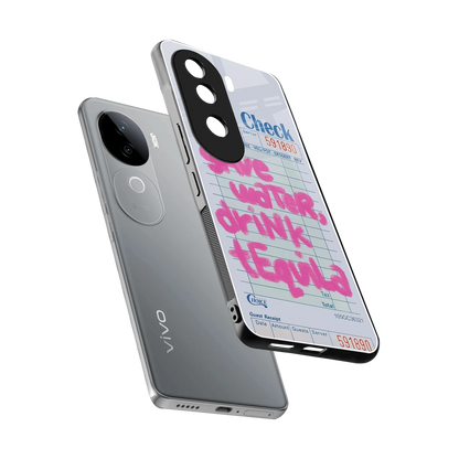 Tequila Tales sleek vivo v40e cover with tempered glass back and TPU edges