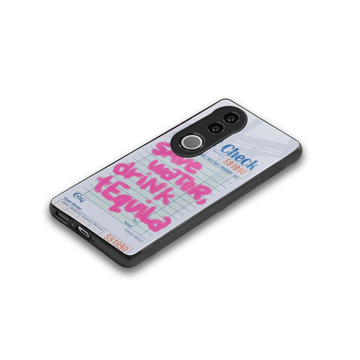 Tequila Tales stylish phone case for vivo v50 | glossy glass and slim fit