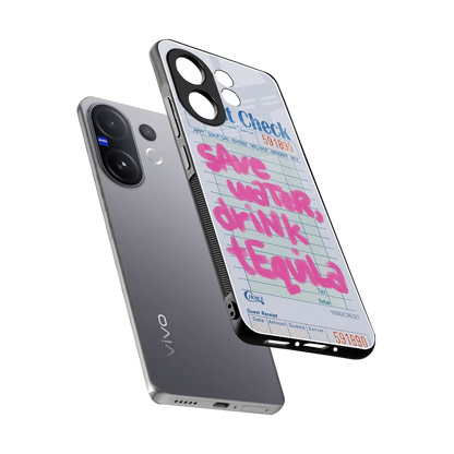 Tequila Tales sleek vivo v60 cover with tempered glass back and TPU edges